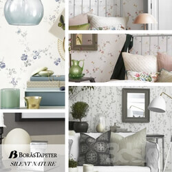 Wall covering - Wallpaper Borstapeter_ a collection of Silent Nature 