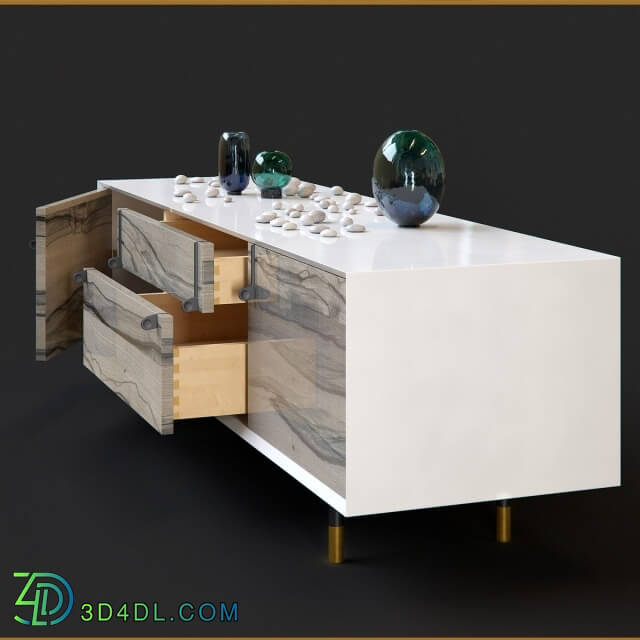 Sideboard _ Chest of drawer - BDDW _ LAKE MID CREDENZA