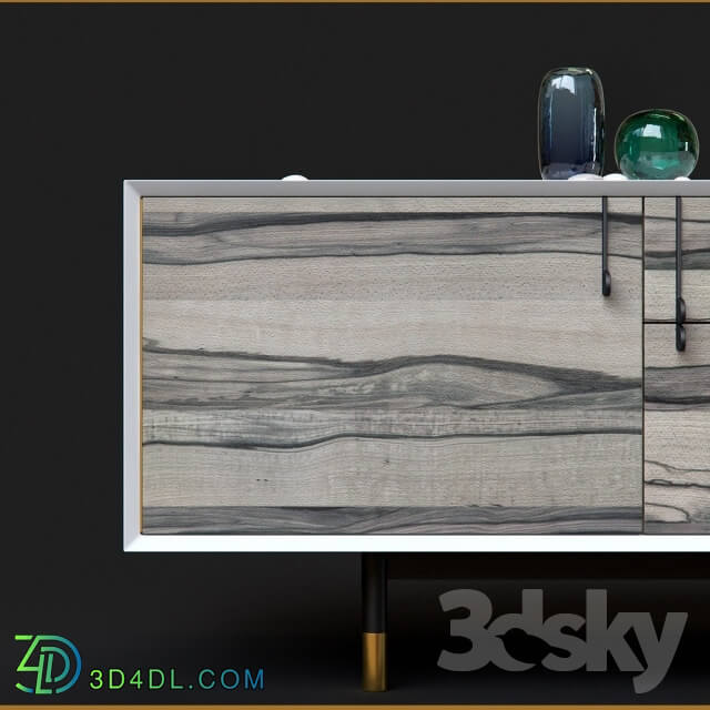 Sideboard _ Chest of drawer - BDDW _ LAKE MID CREDENZA