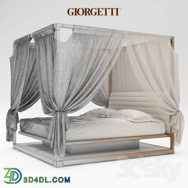 Bed - Ira Canopy bed by Giorgetti