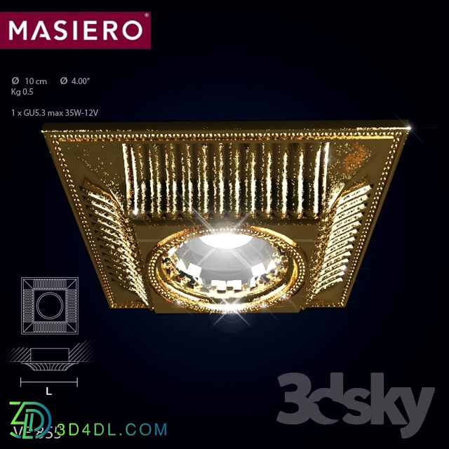 Spot light - MASIERO VE 855 GOLD