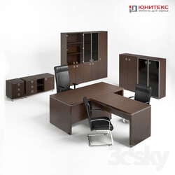Office furniture - Cabinet rukovodityalya Cosmo and chairs Apollo 