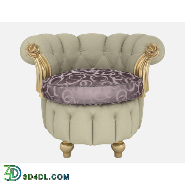 Arm chair - Paolo Lucchetta - TIFFANY ROUND LOUNGE ARMCHAIR