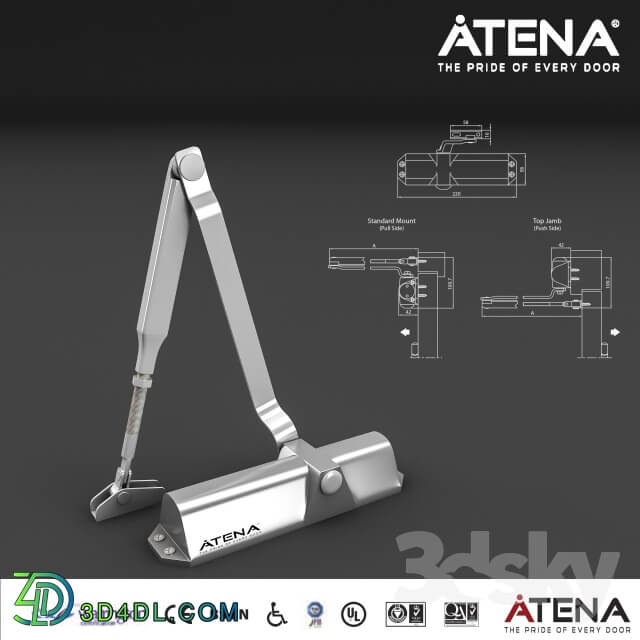 Doors - Atena 88 Door Closer