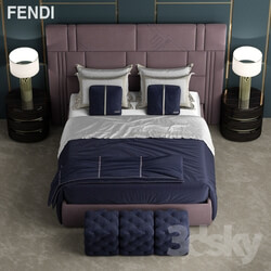 Bed - Bed fendi Nabucco Bed 