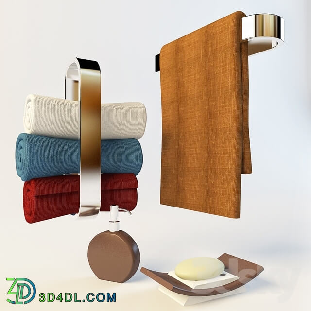 Bathroom accessories - Decorative set