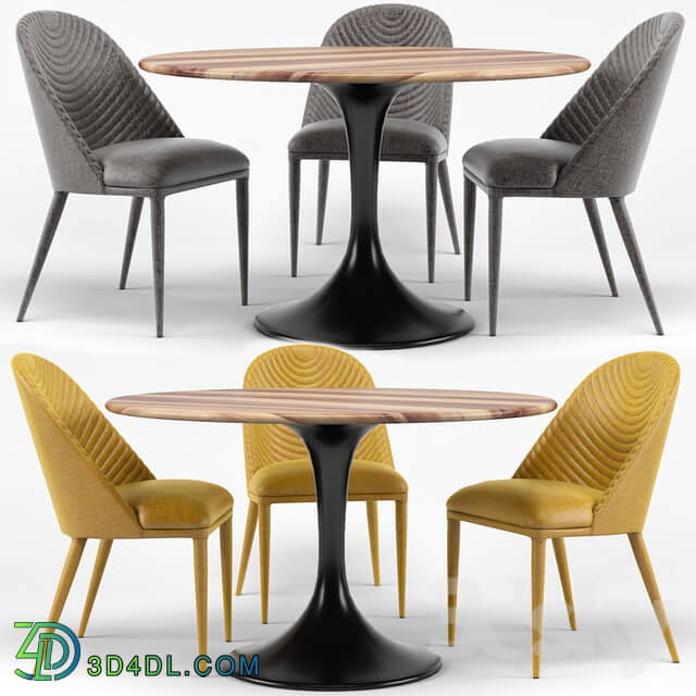 Chair - Amarelo Chair_ Thor Dining Table