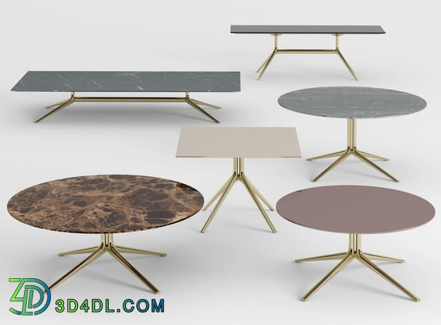 Table - Poliform Mondrian Coffee Tables - 1