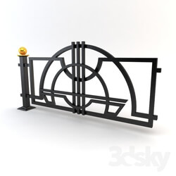 Other architectural elements - Metal fence 