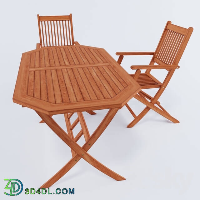 Table _ Chair - Boston Garden Furniture Set