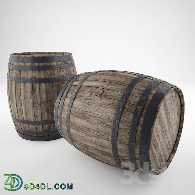 Miscellaneous - wooden barrel