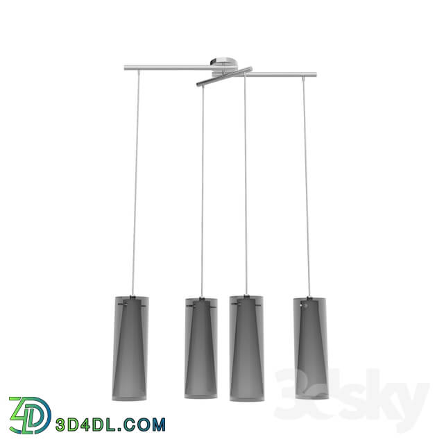 Ceiling light - 90306 Suspension PINTO NERO_ 4X60W _E27__ IP20