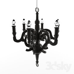 Ceiling light - Twisted Chandelier 