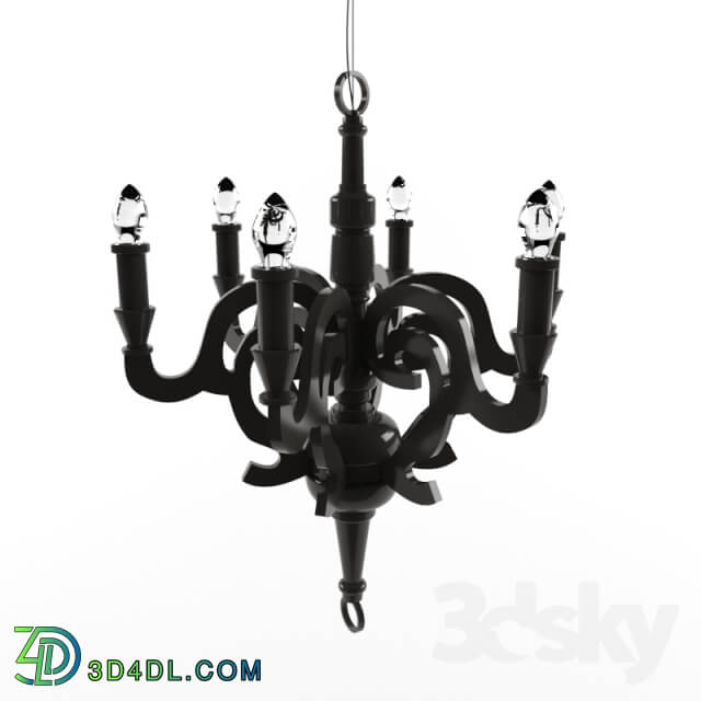 Ceiling light - Twisted Chandelier