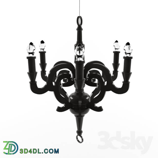 Ceiling light - Twisted Chandelier