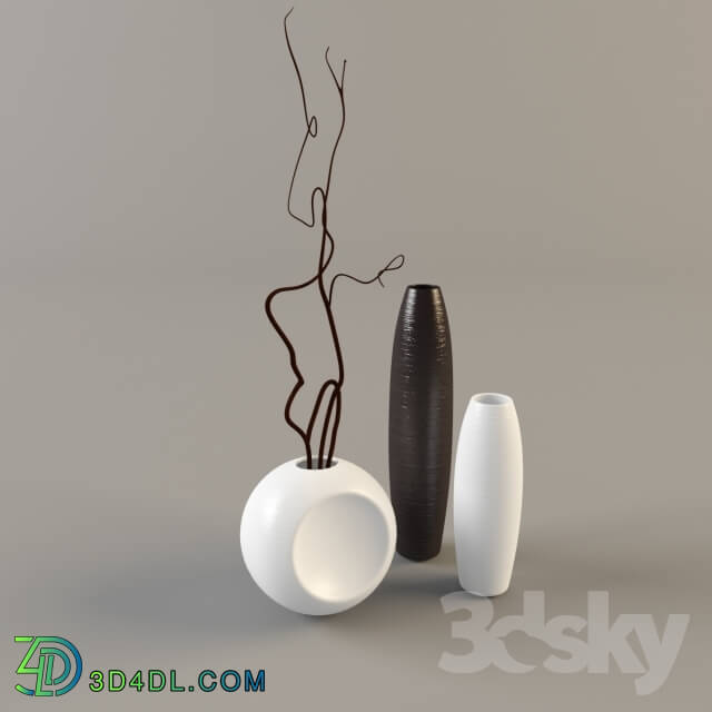 Vase - Decorative set 3 vases