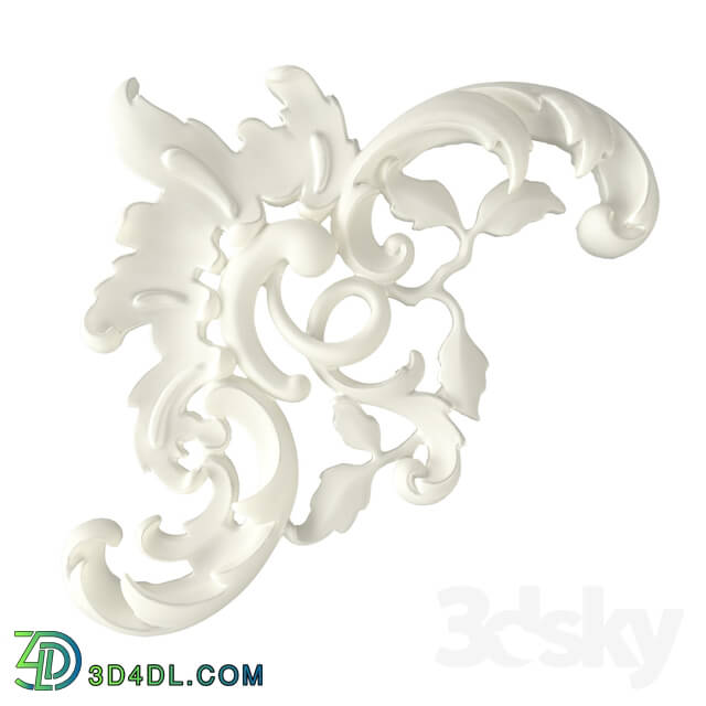 Decorative plaster - Corner RODECOR 0302RRC