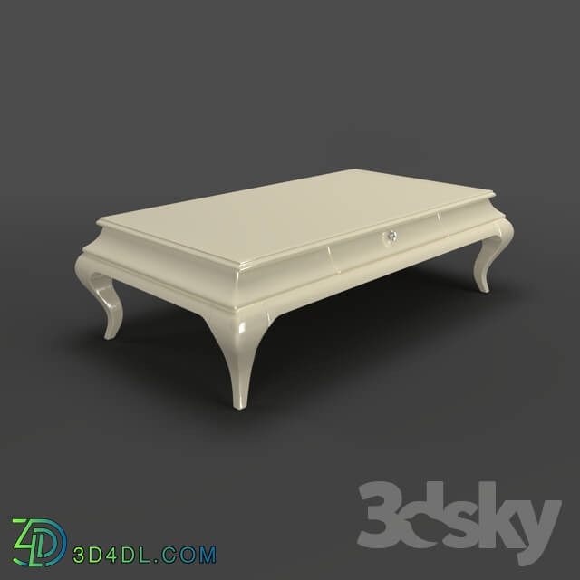 Table - OM Coffee table Fratelli Barri ROMA in finish sparkling pearl varnish_ FB.ET.RM.3