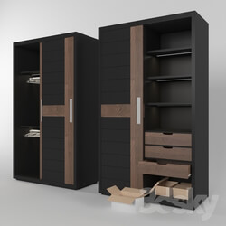 Wardrobe _ Display cabinets - FWF04_Modern_Wardrobe 