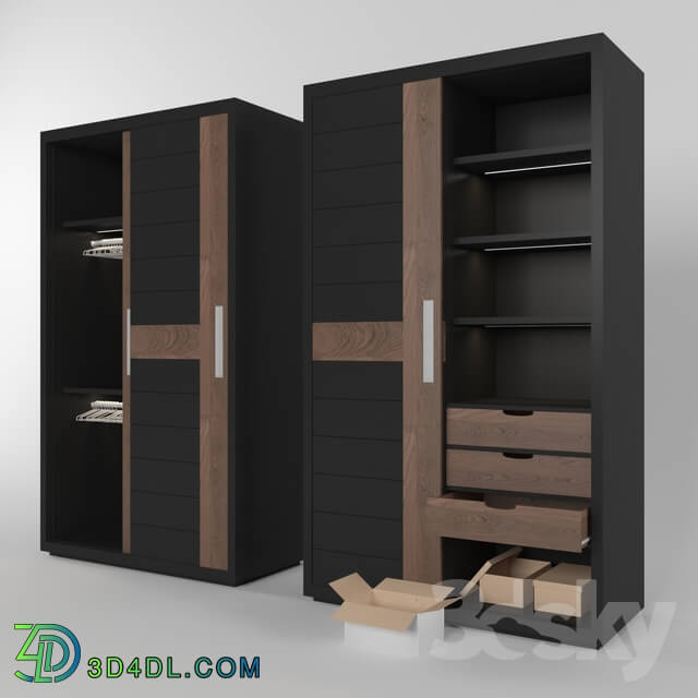 Wardrobe _ Display cabinets - FWF04_Modern_Wardrobe