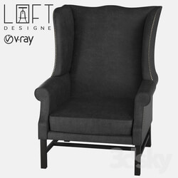 Arm chair - Chair LoftDesigne 1653 model 