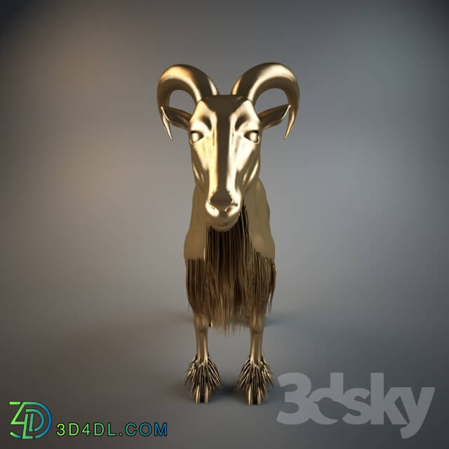 Sculpture - Gazelle Animal