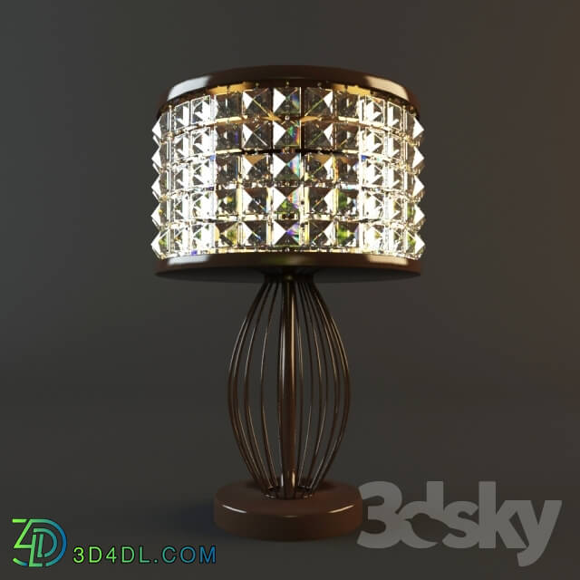 Table lamp - Glass Table Lamp Set Two AMD