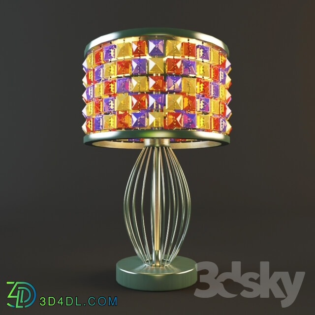 Table lamp - Glass Table Lamp Set Two AMD