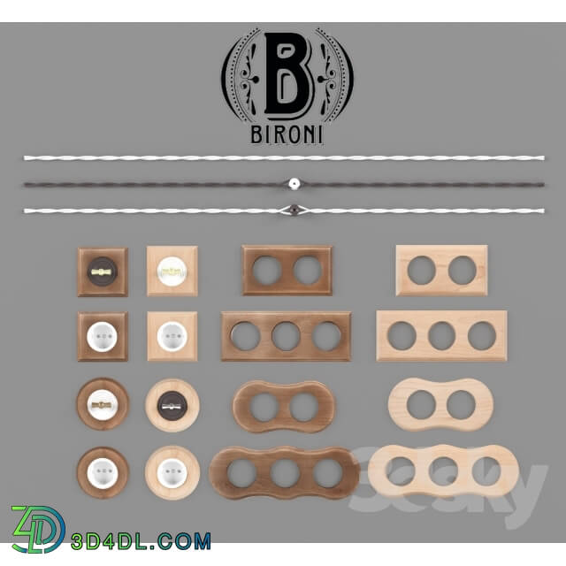 Miscellaneous - sockets_ switches_ overlays_ Bironi