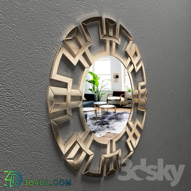 Mirror - Rainforest Italy Lattice Transparent Glass Mirror