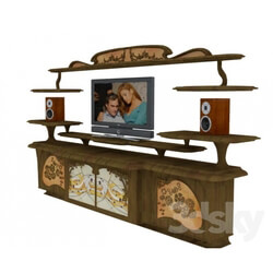 Sideboard _ Chest of drawer - TV stand in Art Nouveau style 