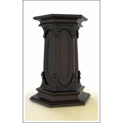 Other decorative objects - wooden Pedestal 