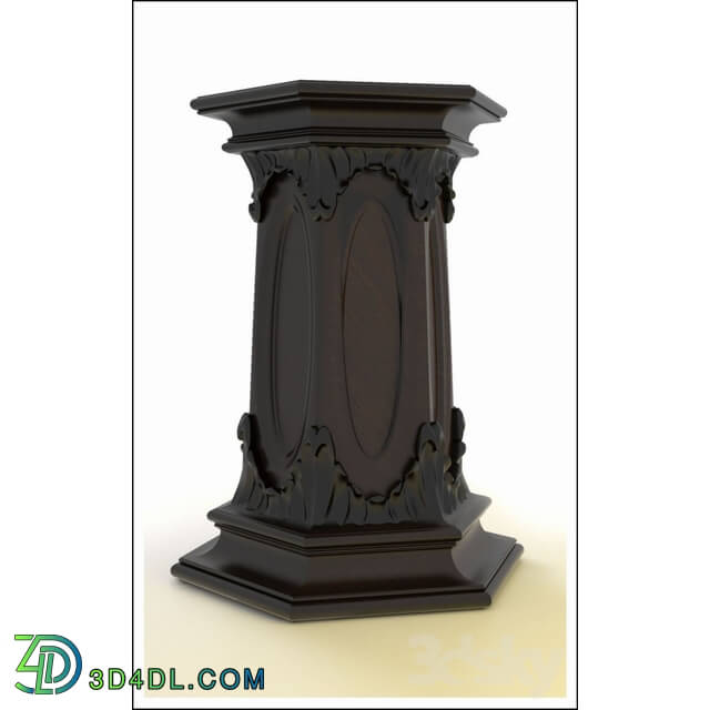 Other decorative objects - wooden Pedestal