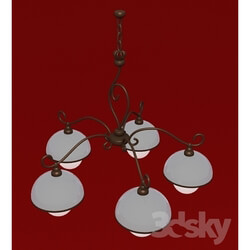 Ceiling light - chandelier forged 