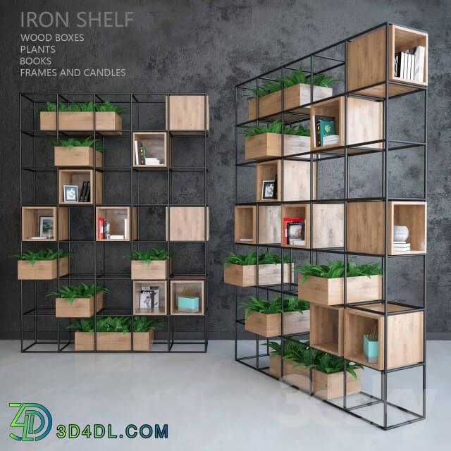 Other decorative objects - Iron shelf