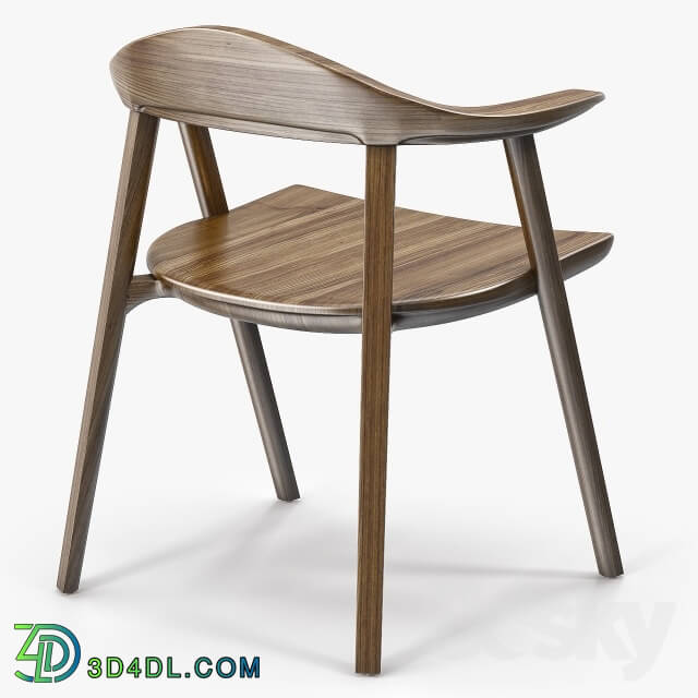 Chair - BassamFellows Mantis Side Chair _amp_ Kant Table