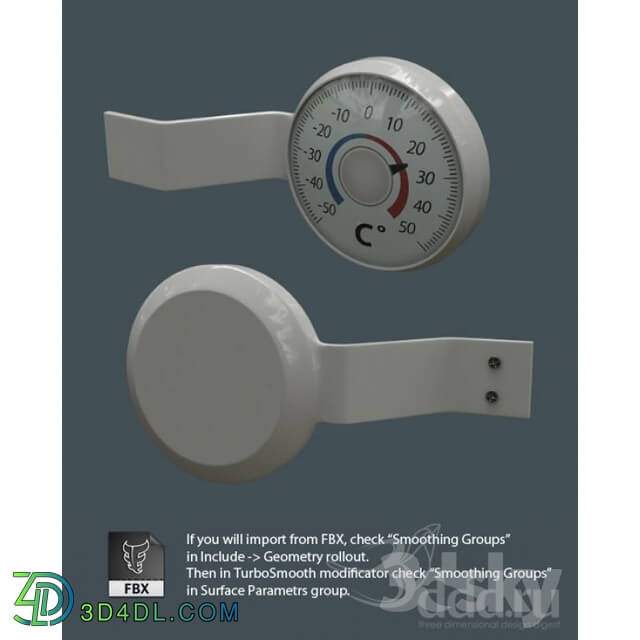 Other architectural elements - Thermometer round