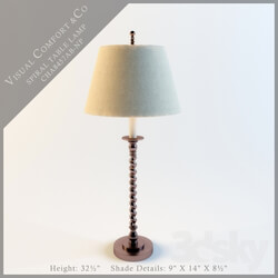 Table lamp - Visual Comfort _ Co. Spiral Table Lamp 
