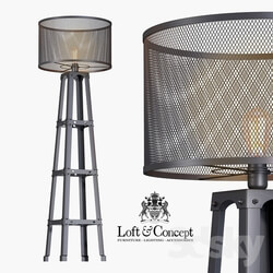 Floor lamp - Lamp Radial Cage Floor Lamp 