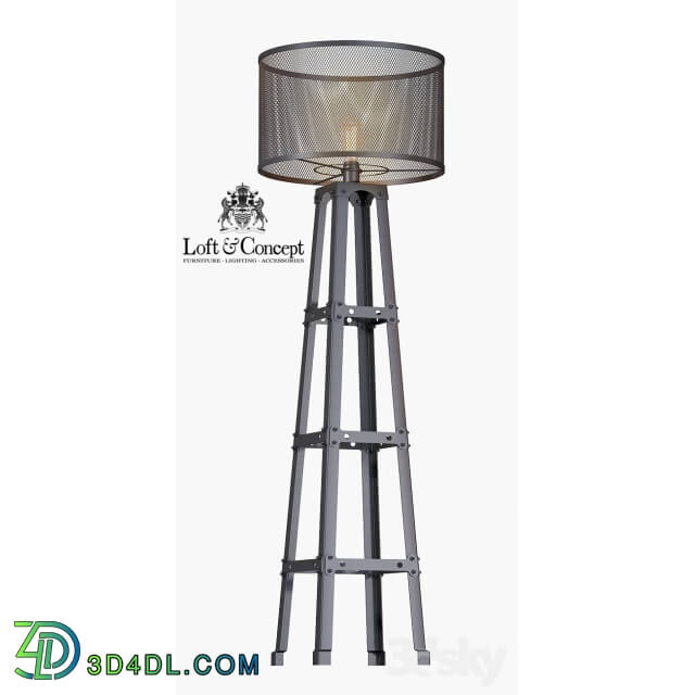 Floor lamp - Lamp Radial Cage Floor Lamp