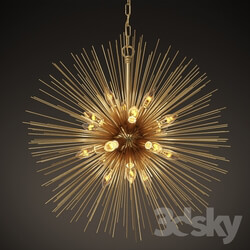 Ceiling light - GRAMERCY HOME - LEONTYNE CHANDELIER CH106-18-BRS 