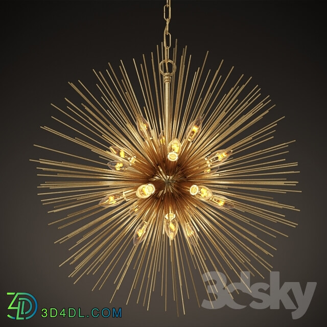 Ceiling light - GRAMERCY HOME - LEONTYNE CHANDELIER CH106-18-BRS