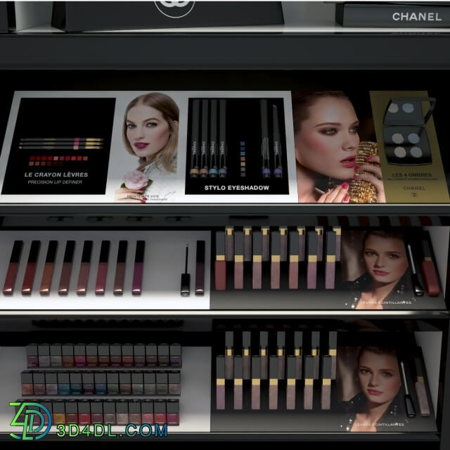 Beauty salon - Chanel Cosmetics Display