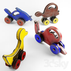 Toy - Vintage Toys Wooden Animal 001 