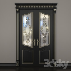 Doors - Door with stained glass 
