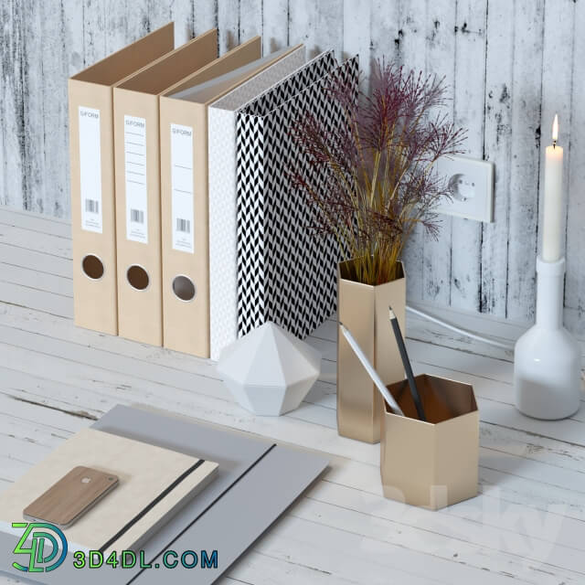 Decorative set - Decorative set for the office desk