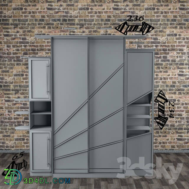 Wardrobe _ Display cabinets - Wardrobe VIP class