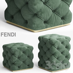 Other soft seating - Poof fendi Kubus Ottoman 