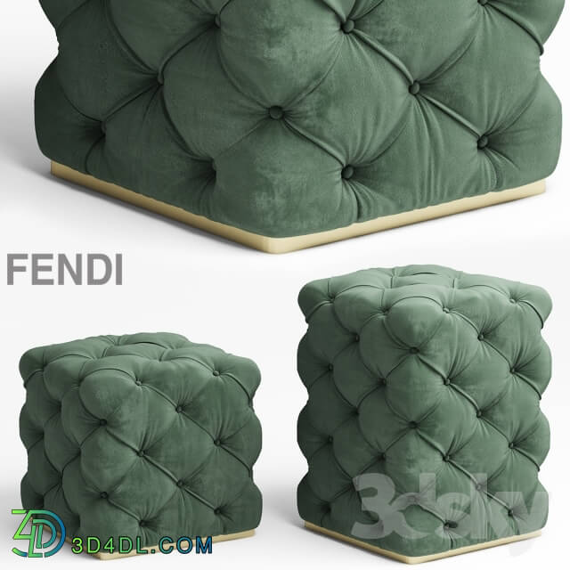 Other soft seating - Poof fendi Kubus Ottoman