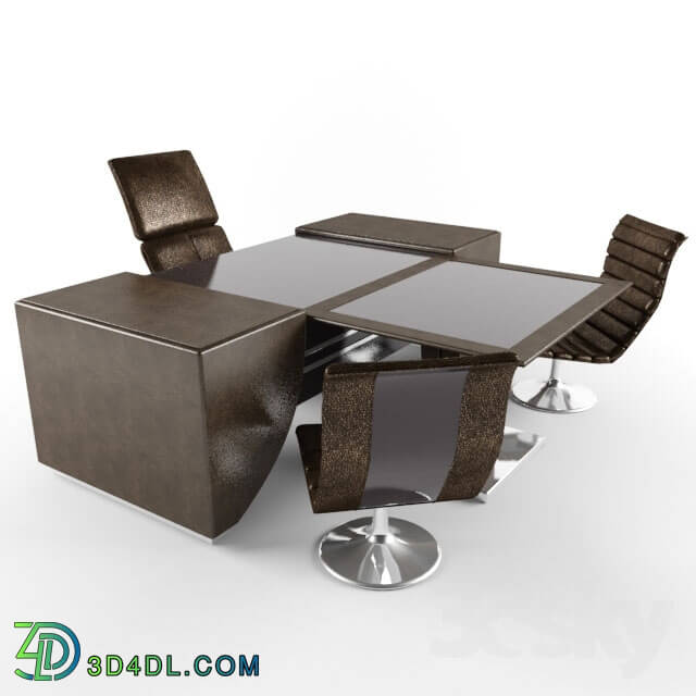 Office furniture - Italian office furniture. Table and chairs